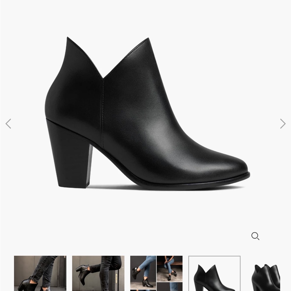 Thursday Boot Company Black Leather Ankle Booties